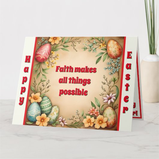 Eggs Easter  trendy Collectie Kaart (Voorkant)