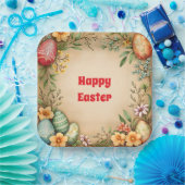 Eggs Easter  trendy Collectie Papieren Bordje (Feest)