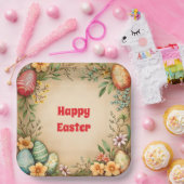 Eggs Easter  trendy Collectie Papieren Bordje (Feest)