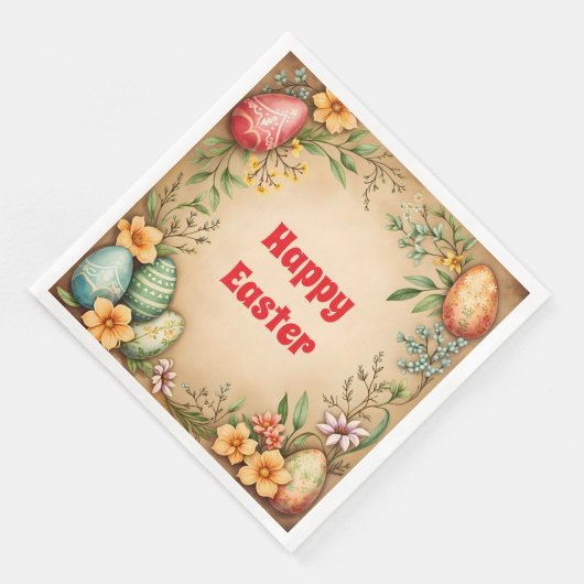 Eggs Easter  trendy Collectie Servet (Hoek)