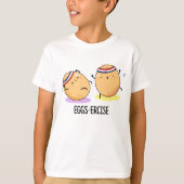 Eggs-ercise Funny Aerobic Eggs Pun T-shirt (Voorkant)