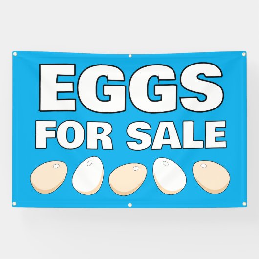 Eggs For Sale Banner (Horizontaal)