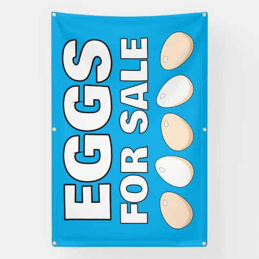 Eggs For Sale Banner (Verticaal)