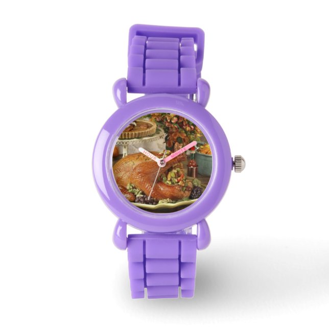 eggs giving turkey dinner horloge (Voorkant)