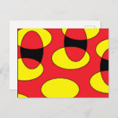 Eggs Of A Demon beroemd gemaakt door Ken Gage Abst Briefkaart (Voorkant / Achterkant)