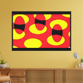 Eggs Of A Demon beroemd gemaakt door Ken Gage Abst Canvas Afdruk (Insitu (Woonkamer))