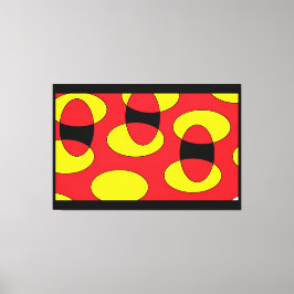 Eggs Of A Demon beroemd gemaakt door Ken Gage Abst Canvas Afdruk