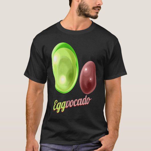 Eggs Painted As Avocado Eggvocado For Hunt on Eggs T-shirt (Voorkant)