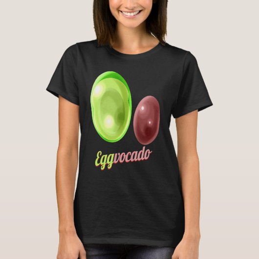 Eggs Painted As Avocado Eggvocado For Hunt on Eggs T-shirt (Voorkant)