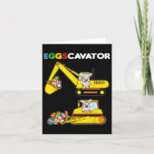 Eggscavator Easter Bunny Rabbit Egg Heavy Kaart (Voorkant)