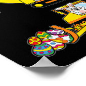 Eggscavator Easter Bunny Rabbit Egg Heavy Poster (Hoek)