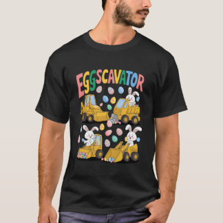 Eggscavator Easter Egg Hunt Bouwwagen T-shirt