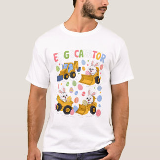 Eggscavator Easter Egg Hunt Bouwwagen T-shirt