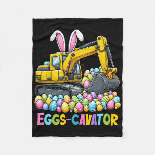 Eggscavator Easter eiershuntconstructietransport Fleece Deken