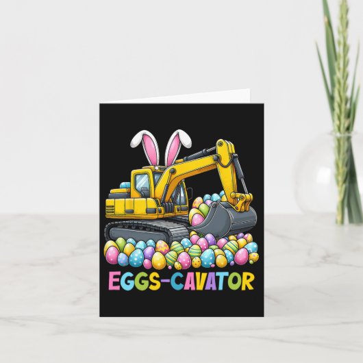 Eggscavator Easter eiershuntconstructietransport Kaart (Voorkant)