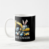 Eggscavator Easter eiershuntconstructietransport Koffiemok (Links)