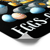 Eggscavator Easter eiershuntconstructietransport Poster (Hoek)