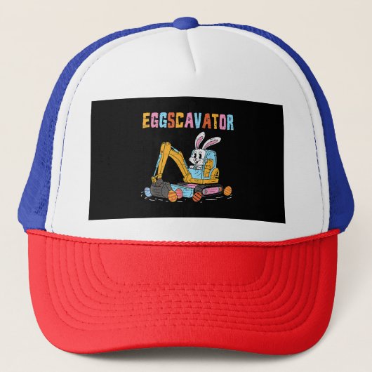 Eggscavator Easter eiershuntconstructietransport Trucker Pet (Voorkant)