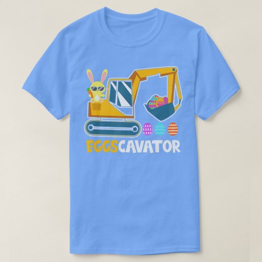EGGSCAVATOR Eggs Cavator Kinderen Toddlers snuffel T-shirt (Design voorkant)