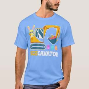 EGGSCAVATOR Eggs Cavator Kinderen Toddlers snuffel T-shirt