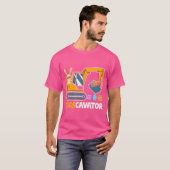 Eggscavator Eggs Cavator Toddlers Cute Easter Egg T-shirt (Voorkant volledig)