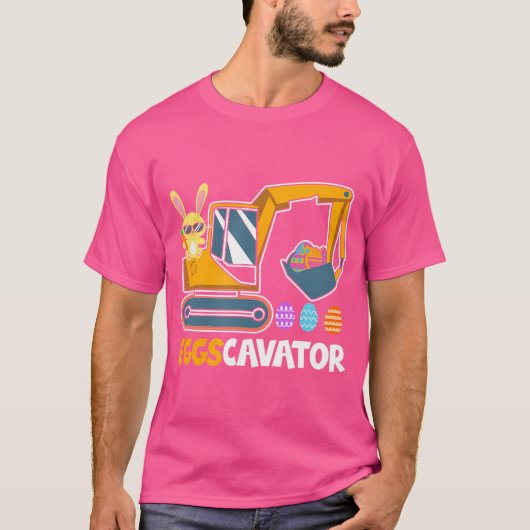 Eggscavator Eggs Cavator Toddlers Cute Easter Egg T-shirt (Voorkant)