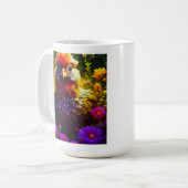 Eggsellent Vibes! | kleurrijke Chicken Art Koffiemok (Voorkant links)