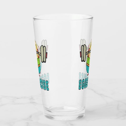 Eggsercise Egg Pun Oefening Glas (Links)
