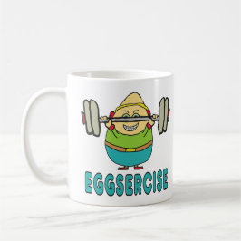 Eggsercise Egg Pun Oefening Koffiemok