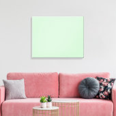Eggshell Blue Green Pastel Color Background Canvas Afdruk (Insitu (Woonkamer))