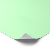 Eggshell Blue Green Pastel Color Background Poster (Hoek)