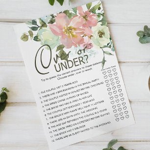 Eggshell Blush roze rozen vlam onder Flyer