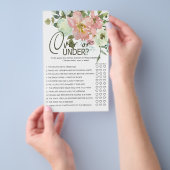 Eggshell Blush roze rozen vlam onder Flyer (Hand)