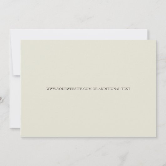 Eggshell Brown Swirls Certificate of Authenticity (Achterkant)