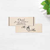 Eggshell Elegance Bruiloft Drink Tickets Mini Visitekaartjes (Bureau)