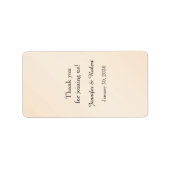 Eggshell Elegance Bruiloft Lip Balm Label (Voorkant)