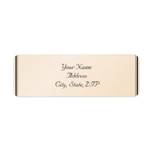 Eggshell Elegance retouradres Etiket