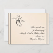 Eggshell Elegance Wedding Save the Date (Voorkant)