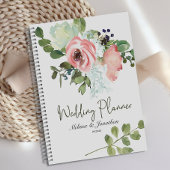 Eggshell en Blush Floral Wedding Planner