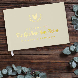 Eggshell Golden Hen Krans Boerderij Verhuur Gastenboek