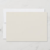 Eggshell & Olive Floral Photo Collage Wedding Kaart (Achterkant)