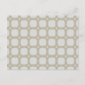 Eggshell Retro Ronde Squares Briefkaart (Voorkant)
