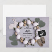 Eggspecting Lente Paaszwangerschap Onthullen Baby Aankondiging (Voorkant / Achterkant)