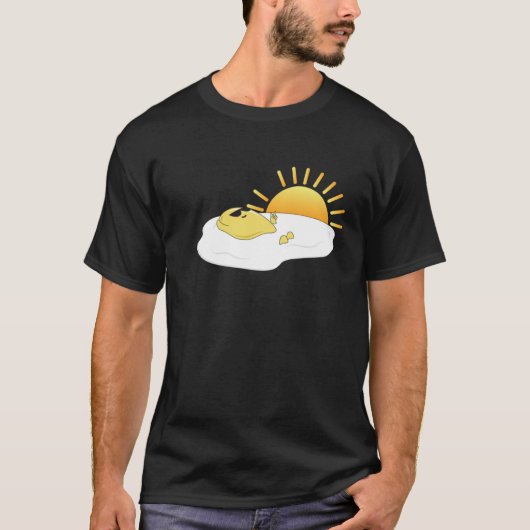 Eggspensive Eggs u201CKeep On The Sunny Sideu201D  T-shirt (Voorkant)