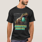 Eggspert Easter Eggs Hunt Dinosaur Easter Bunnies  T-shirt (Voorkant)