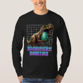 Eggspert Easter Eggs Hunt Dinosaur Easter Bunnies  T-shirt (Voorkant)