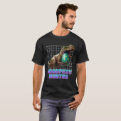 Eggspert Easter Eggs Hunt Dinosaur Easter Bunnies T-shirt (Voorkant volledig)