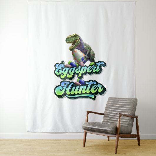 Eggspert Easter Eggs Hunter Easter Dinosaur Egg Wandkleed (In situ)