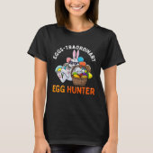 Eggspert Egg Hunter Easter Boy Girl Bunny Eggs-Tra T-shirt (Voorkant)