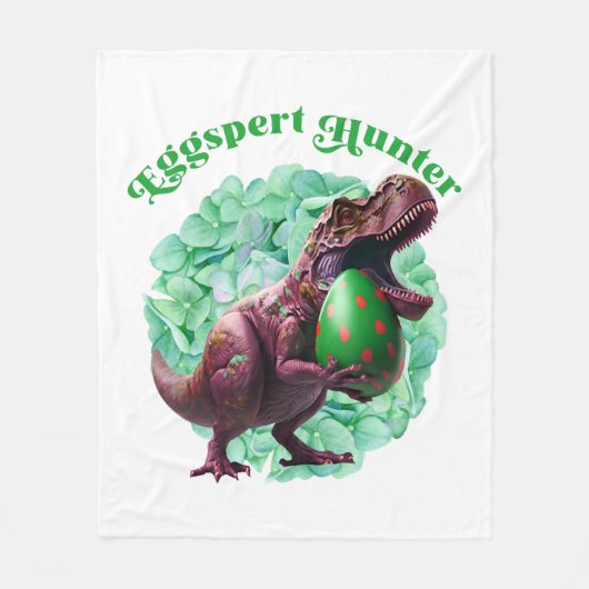 Eggspert Hunter Easter Egg Easter Fleece Deken (Voorkant)